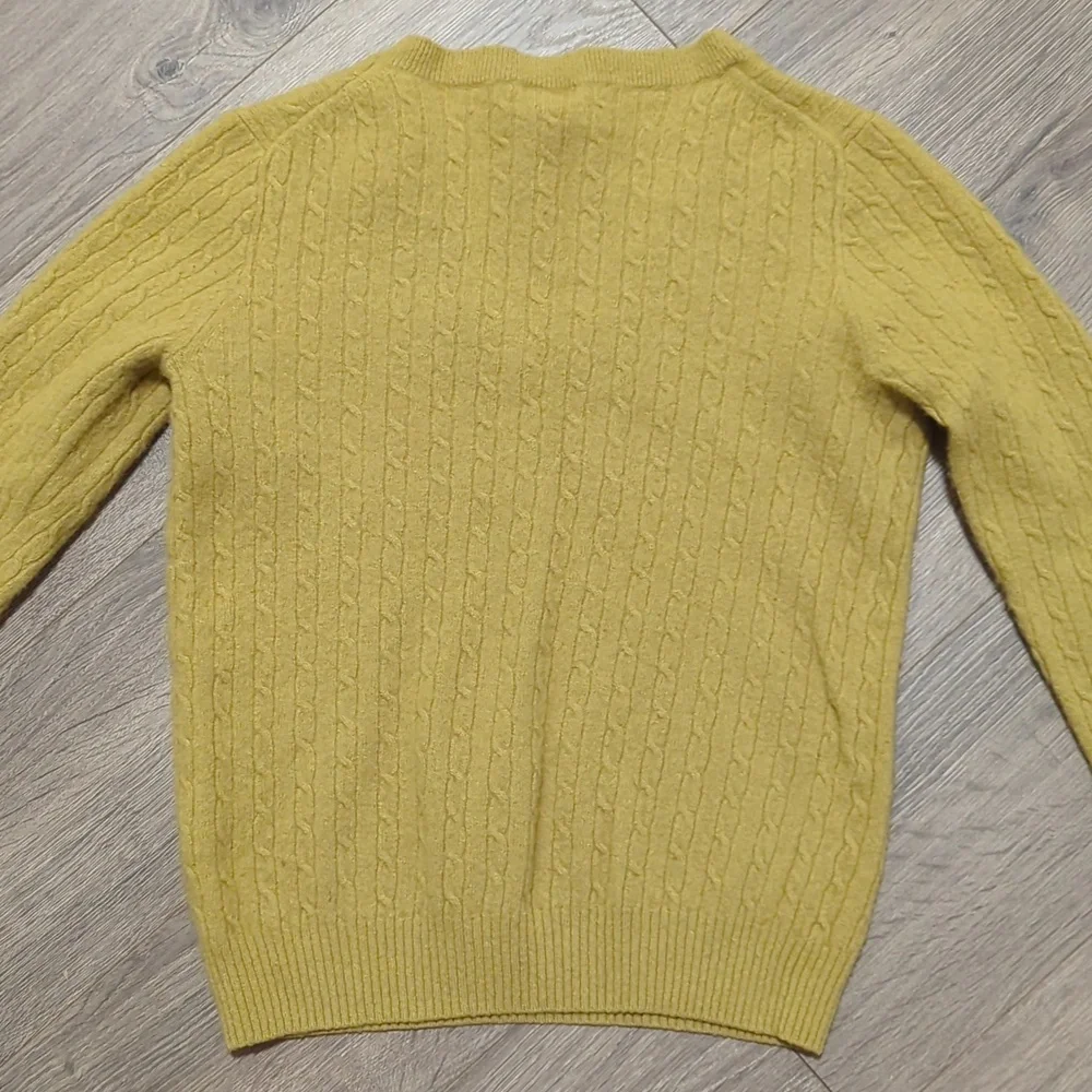 J Crew Vintage Wool Cashmere Blend V-neck Sweater